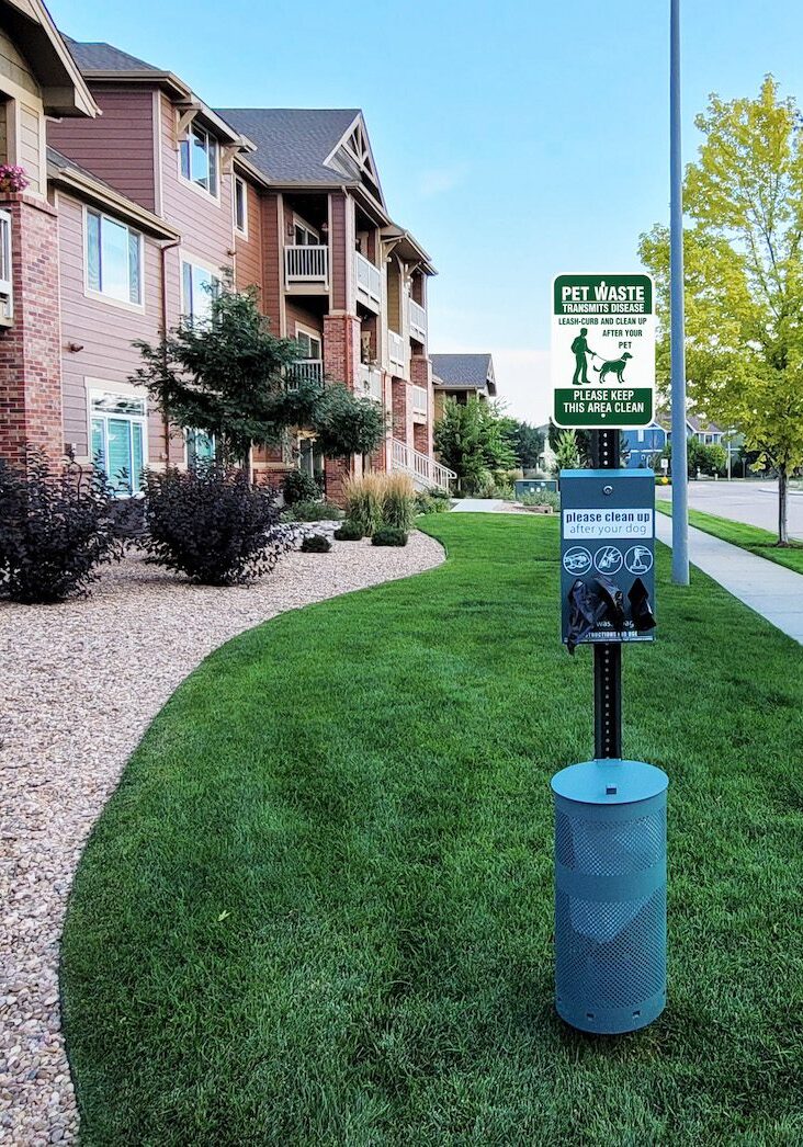 Pet Waste Station service in Northglenn Colorado for pet friendly communities